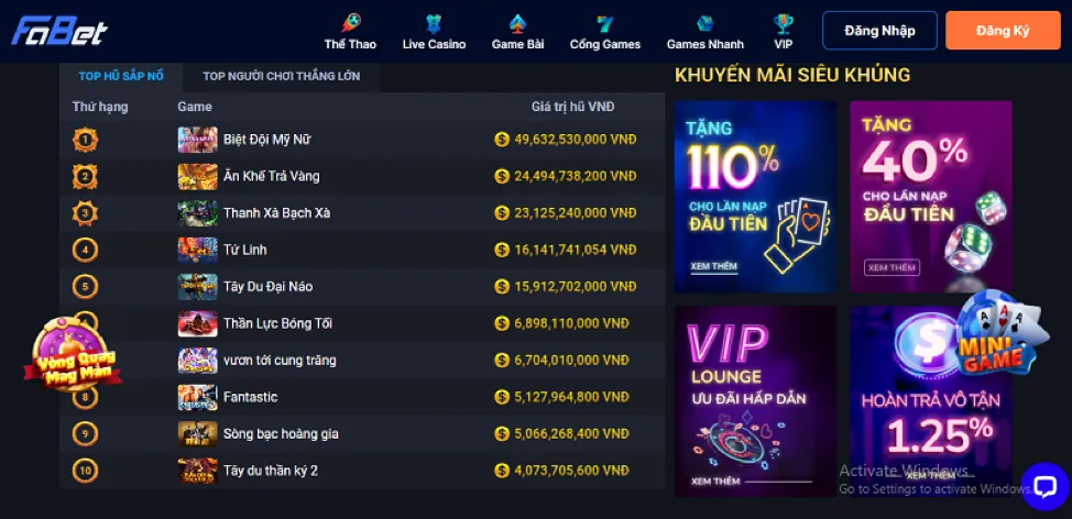 Cá cược thể thao loto188